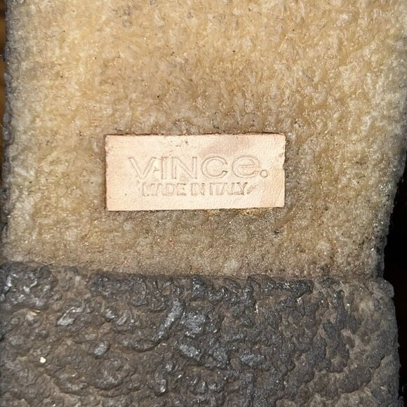 Vince Grey Suede Chukka Boots Womens Size 8.5 Leather Ankle Lined Made in Italy - Picture 9 of 9